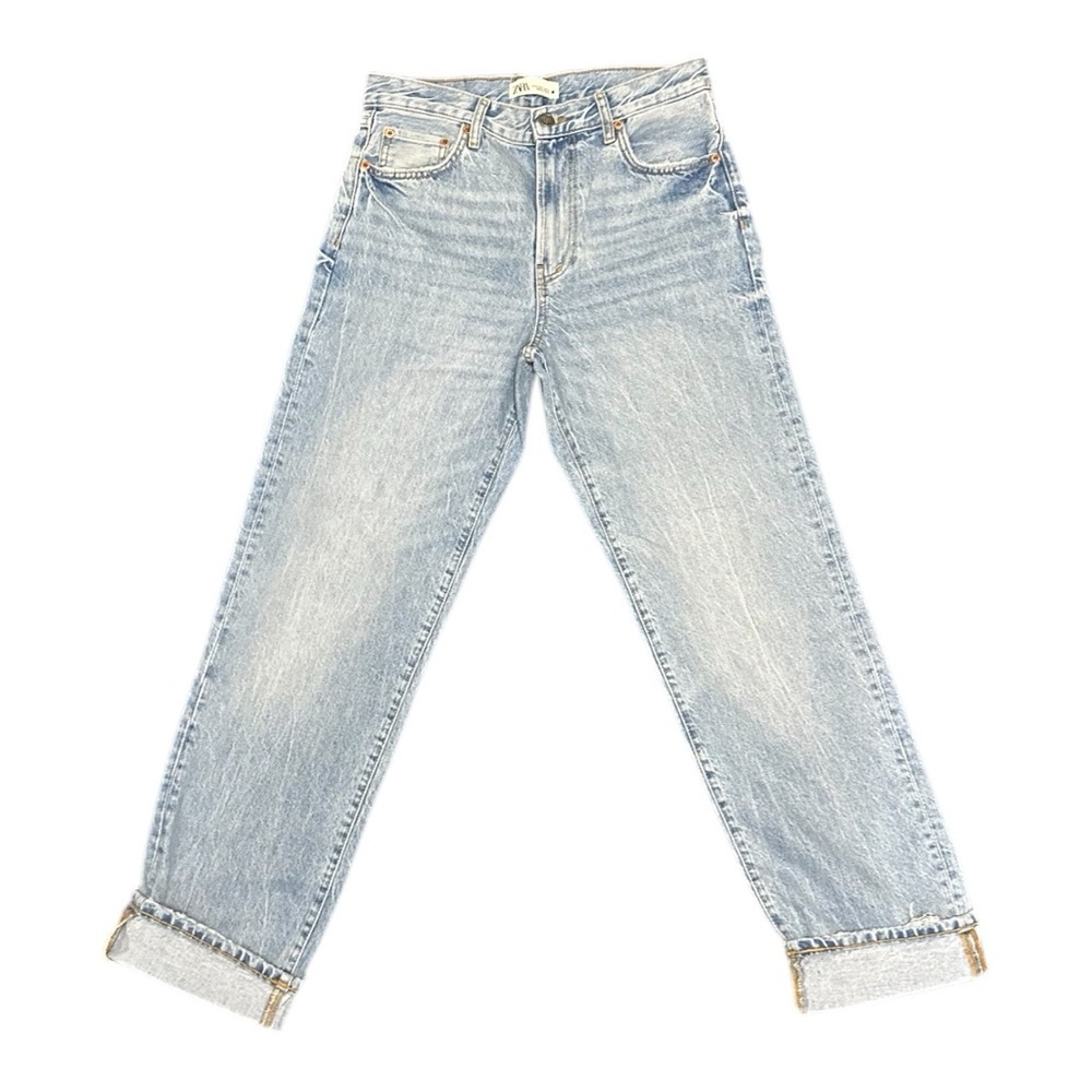 ZARA Blue Denim Loose Jeans